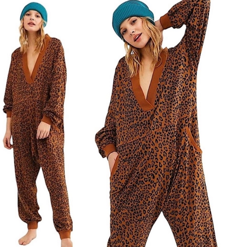 Free People Printed Just Because Romper Onesie